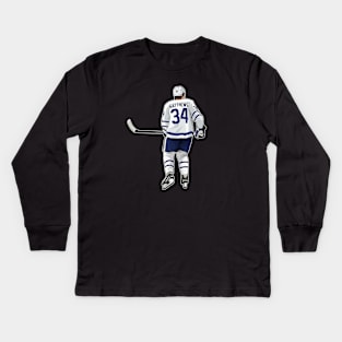 Matthews Skates Back Kids Long Sleeve T-Shirt